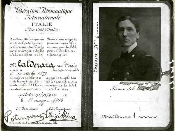 Aeroclubitalia's tweet photo. Il 10-05-1910 #aeroclubitalia rilascia il primo brevetto da pilota nel paese al Tenente di Vascello Mario Calderara. https://t.co/T8ZgauMwrb