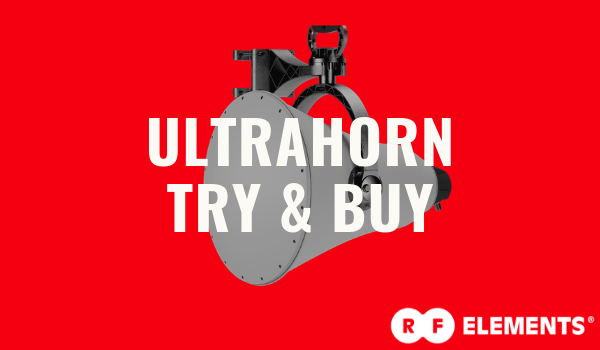 Try the  super awesome <a href="/rfelements/">RF elements</a> UltraHorn antenna before you buy with the new Try &amp; Buy Programme! #WeHaveHorns Find out more bit.ly/2Dhvaxu