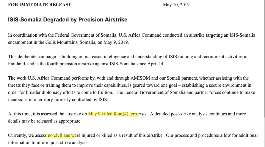 Meanwhile in Somalia: 4 KIA