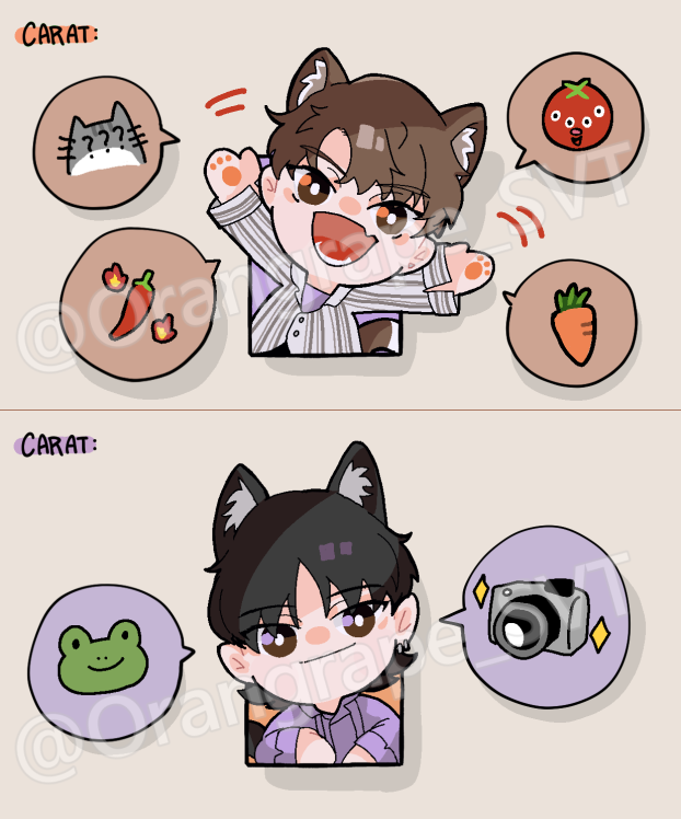 Orangrape_svt's tweet photo. 🍊「小卡預覽／Little cards」🍇
粗心拼錯了 謝謝大家提醒 TT
���是會附在購買寶寶們的包裹裡的小卡片！

如果你購買俊，你會得到俊的小卡！
如果購買小八，你會得到小八的卡片！
if you purchase JUN ‘s doll you will get JUN’s card.
if you purchase THE8’s doll, you will get The 8’s card.  🥰 https://t.co/PCBLvLJyEi