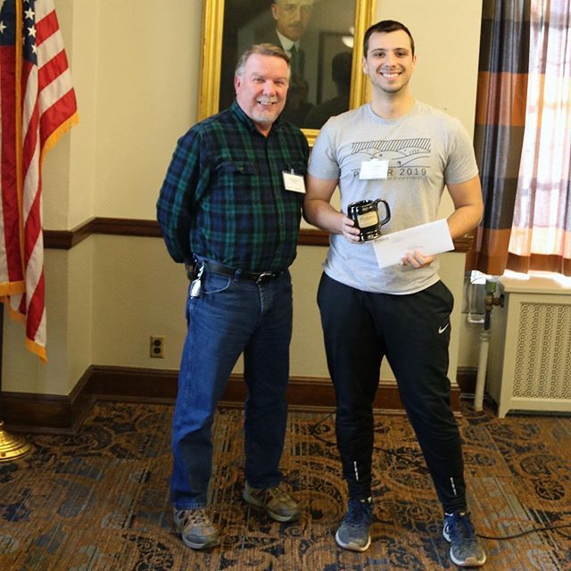 PurdueLibraries's tweet photo. #PurdueGrad19 Alexandru Gavrila (right), a computer engineering major, with Stephan Miller, his now former supervisor in Purdue University Libraries and School of Information Studies’ Instructional and Digital Programs. #BoilerUp https://t.co/RotWTOmoQD