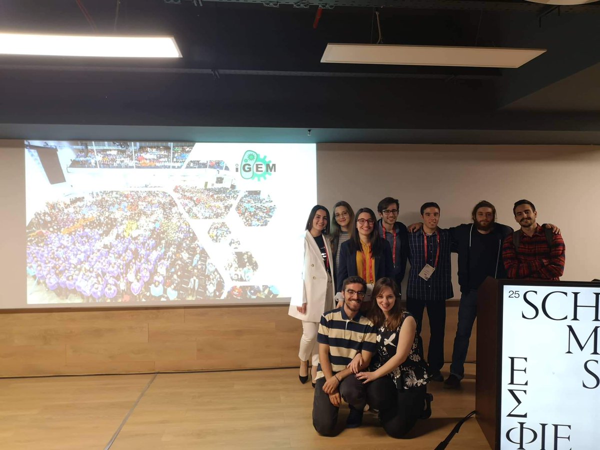 What a great day for <a href="/iGEM/">iGEM Headquarters</a>! Collaboration day with @igemathens2019 <a href="/igemthessaly/">iGEM Thessaly</a>.
So glad to meet you all today! 
#iGEM #SyntheticBiology #Collaboration #igemthessaloniki #speech_day #igem2019