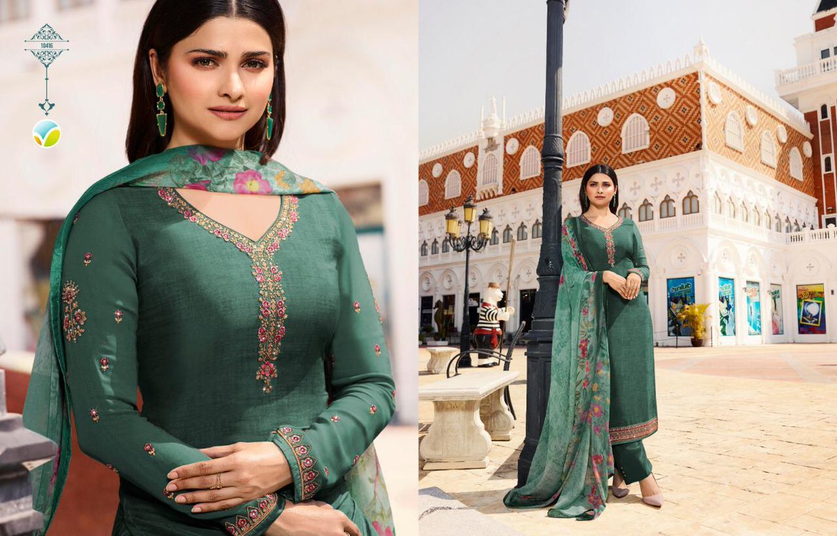 aistrocart's tweet photo. Silkina 26
A perfect #silkfeeling from these #crepefabric #straightsuits with #embroiderywork from #vinayfashion. Prsented by #bollywoodactress and #hotmodel #prachidesai
Shop Now on https://t.co/GnkrnfroFd
Or make an inquiry on #whatsapp no +91-9773-417-972 https://t.co/kcdAYg65y3