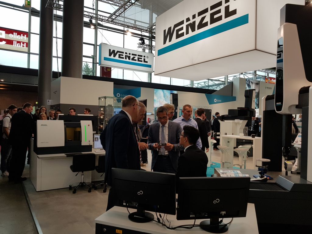 WenzelAmerica's tweet image. Control 2019  only one more hour to go.  Still time to get over to the WENZEL booth 5101 before the show closes #wenzel #controlmesse #Control2019 #5AxisMeasure