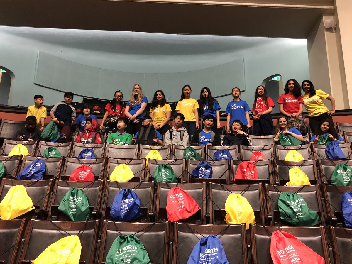A special thanks to Ms. Saleem for taking me with 7B to an amazing day at UofT #GoNorthYouth sponsored by <a href="/Google/">Google</a>, Actua, <a href="/UofT/">University of Toronto</a> Engineering <a href="/BMStdsb/">Bayview MS</a> <a href="/Elizabeth_Addo3/">Elizabeth Addo</a> <a href="/SofiaSaleemWW/">Sofia Saleem</a>