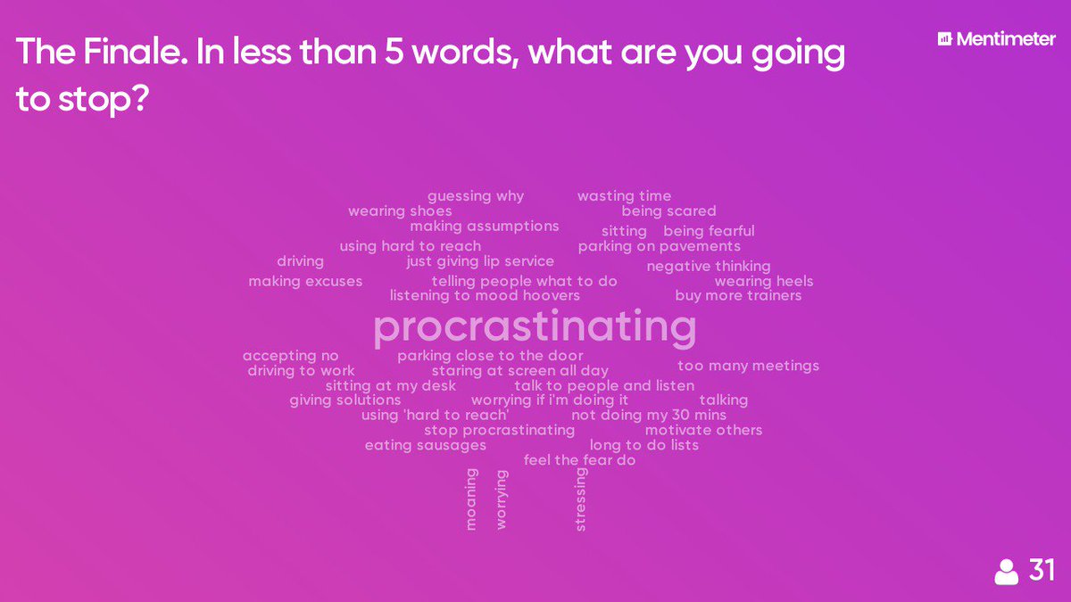 GreaterSport's tweet image. We asked the GM Moving Conference attendees to pledge with the question: 'What are you going to stop?' that might stand in the way of #MovingMore #GMMoving #procrastination