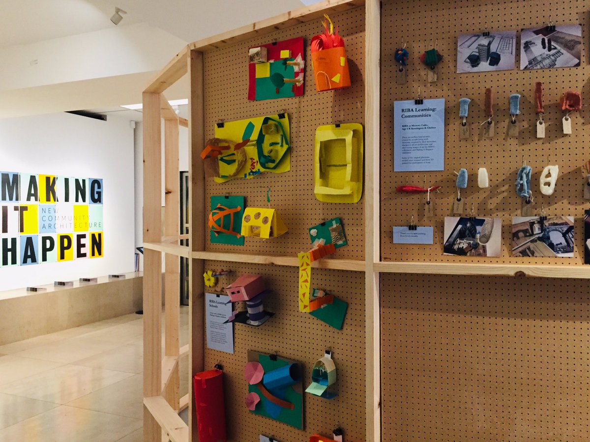 RIBALearning's tweet photo. Tomorrow is your last chance to see the @RIBA’s #MakingItHappen community architecture exhibition.

Displays include architectural models, made by older people living with dementia who we’ve worked with or by children from our #NationalSchoolsProgramme. 
https://t.co/zhy8Ddr1bQ https://t.co/bMZudwXeMe