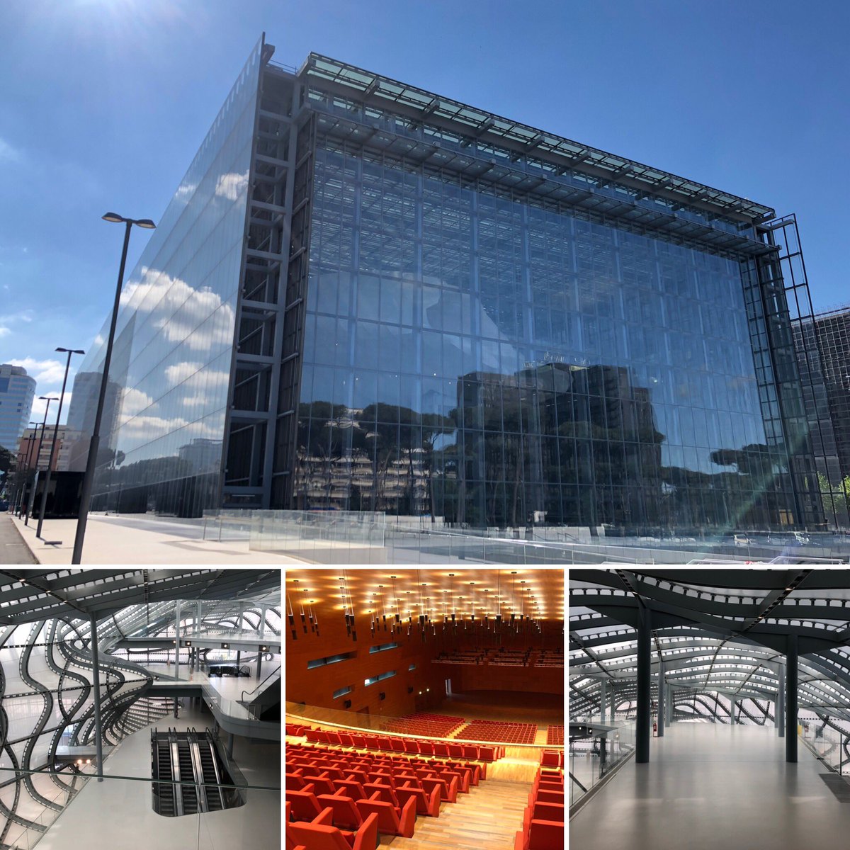 This week saw the team site visit La Nuvola in Rome, what an incredible event space!