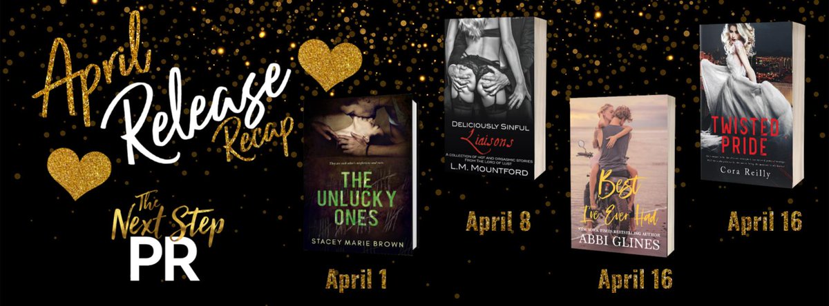 TheNextStepPR's tweet image. It's that time again, RELEASE RECAP! 
Look at all the amazing releases we had in APRIL.

thenextsteppr.org/2019/05/10/rel…

@AbbiGlines @S_MarieBrown @AuthLMMountford @CoraReillyBooks 

#ReleaseRecap #NewReleases #TheNextStepPR