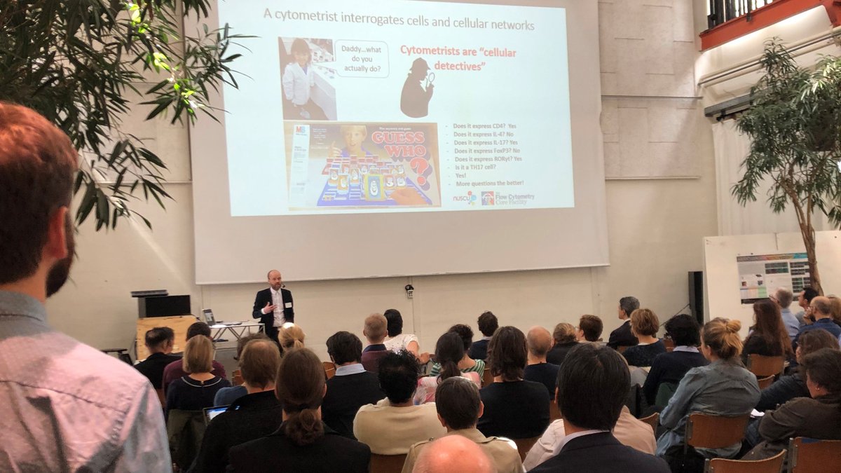 abcam's tweet photo. The second session from the multiplexing meeting today: Multiplexing – powered biological & biomedical saw talks from Charlotte Stadler, Andy Filby, Will Howat, Noel de Miranda, Stephanie Ling, Urs Mayr and Bernhard Kramer @uzh_en @BodenmillerLab #multiplexing19 https://t.co/vli5aGfWwU