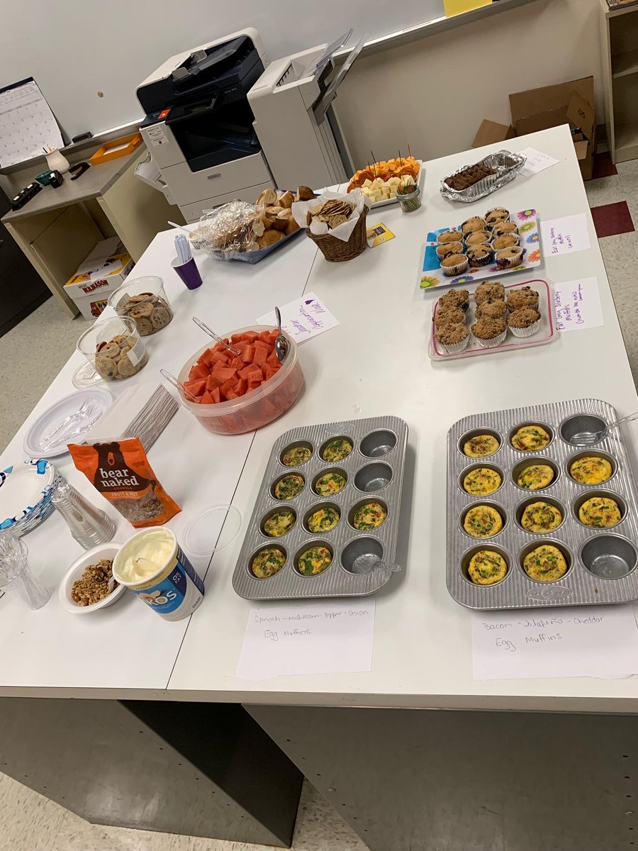 Counselors provided breakfast to staff today. Happy Teacher Appreciation Week to all of our colleagues!