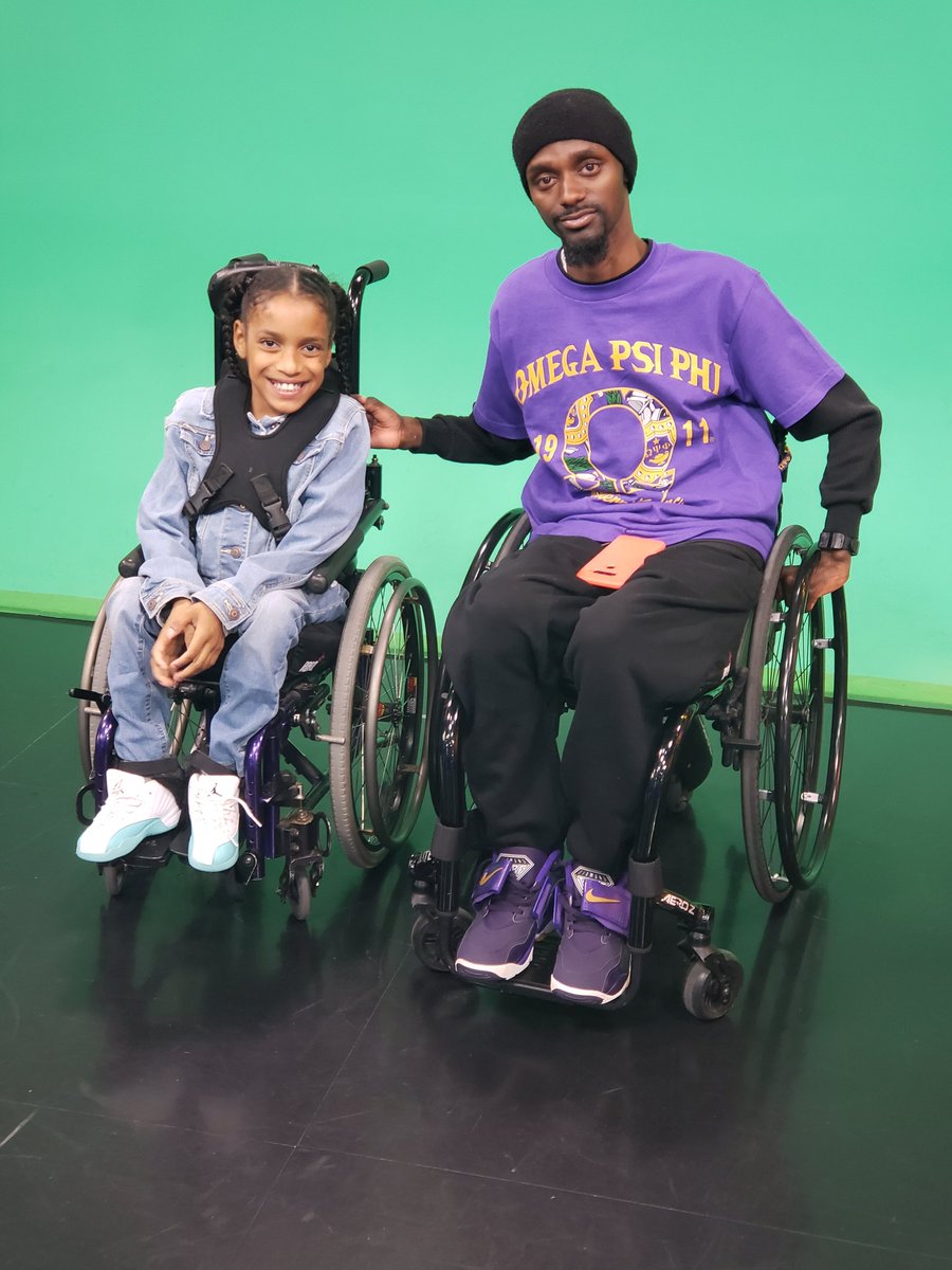 BrandonKitchin's tweet image. Thank you to @wfaa for such a fun morning and the incredible story on my very inspiring frat brother @LILCOREY_TRILL Corey Borner! It really meant a lot to us. S/O @DemetriaObilor for wearing purple cause you know she loves the Ques!