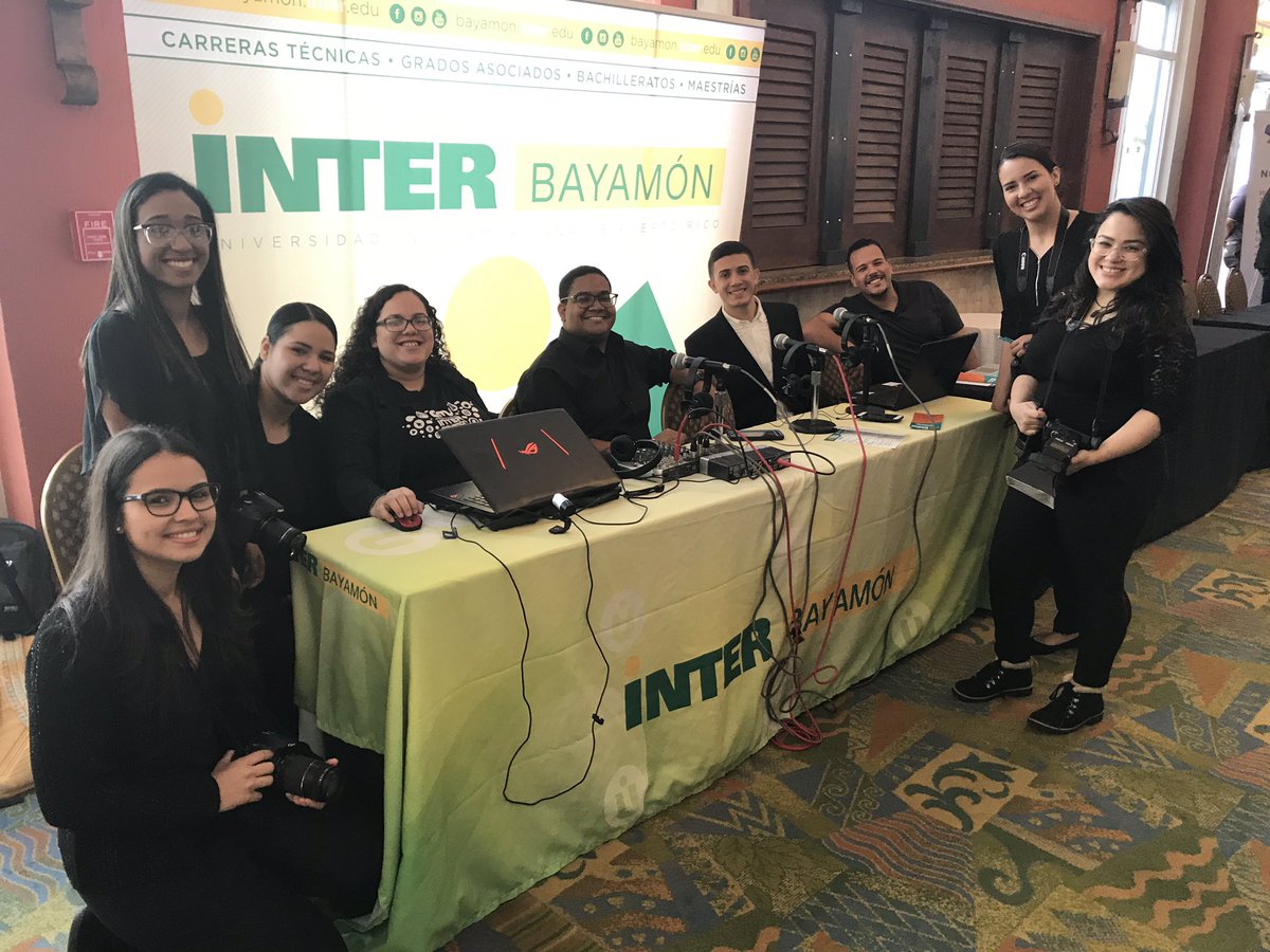 fusion22inter's tweet photo. En cobertura especial desde el #RadioShow de la Asociación de @Radiodifusores ¡Sintoniza! @InterBayamon @interpuertorico https://t.co/5BsTA4r0Be