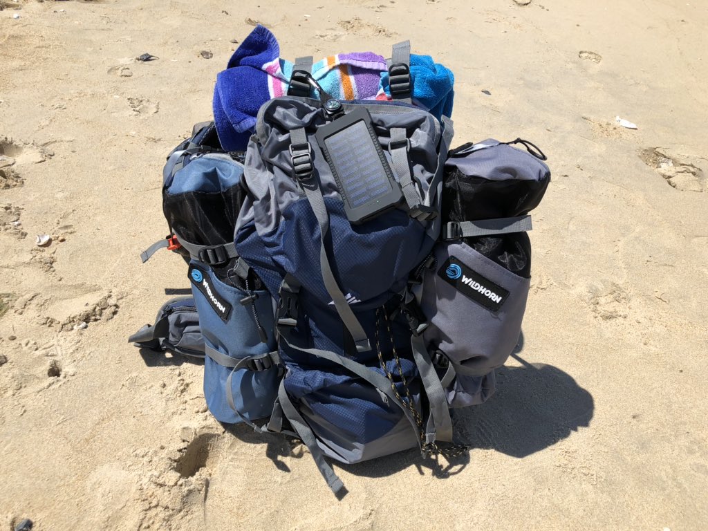 Thanks to @wildhornoutfitters, I can now carry TWO beach chairs on our trek to #sharethewild on the Chesapeake Bay.