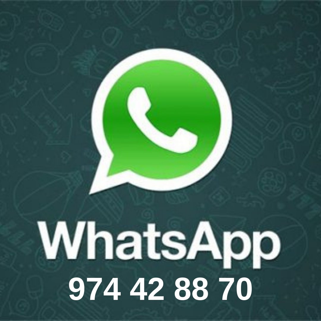 AficheVisual's tweet photo. Ya podéis contactar con nosotros a través de whatssap en el 974 42 88 70 📱 https://t.co/Siv2BuQqM2