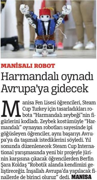 robotsepeti's tweet image. STEAMCUP Turkey&apos;de Sahne (OnStage) kategorisinde ödül alan Manisa Fen Lisesi takımı, Ekim ayında Kore&apos;de bayrağımızı dalgalandıracak. 🇹🇷🇰🇷

#robotis #robotsepeti #steamcupturkey #toplum50 #robotiseducation