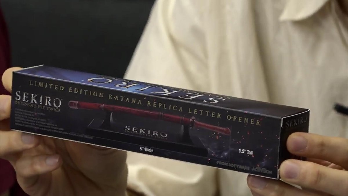 ɔᴉɥɔᴉɐɥ はいちっく Op Twitter Gamespotのsekiro予約特典の不死斬りペーパーナイフ欲しかったけど あそこは送料がゲーム1本ぐらいするから諦めた でもこうして見ると凄く欲しいです T Co Dd56bnrmyn Twitter