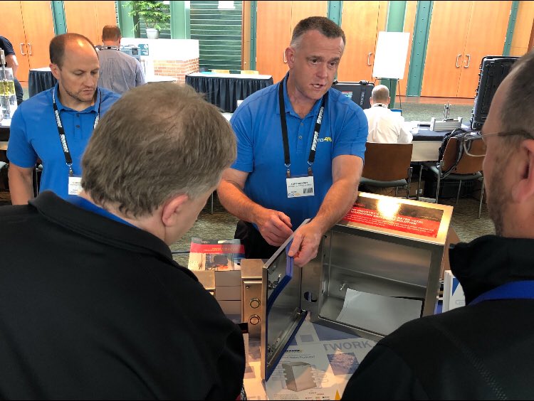 kplgraphics's tweet image. Talking about enclosures at #Pro4M ⁦@WernerElecWI⁩