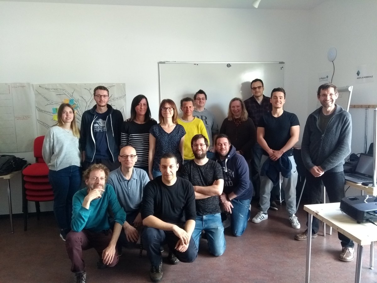 ChamberySimplon's tweet photo. Merci #Alexandre_Jenny et @Cyril_Laurent (@FTAlpsChambery ) ainsi que @YannickOmnes (#beelse) pour être venu cette semaine transmettre leur énergie aux apprenants @ChamberySimplon ! Ou comment regonfler à bloc la motivation de 20 futurs Développeurs Web !!!! 🚀🚀🚀🚀🚀🚀🚀🚀🚀🚀 https://t.co/1Z8D9beN5W