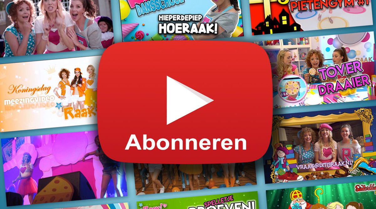 Hallo allemaal, zijn jullie al geabonneerd op het YouTube-kanaal van #Raak!
Nee? Abonneer je dan snel en laat een berichtje achter onder één van onze video's! Want dan maak je kans op een te gekke #goodiebag met cd, doeboek en nog veel meer leuks!
YouTube: bit.ly/2Hepjvf