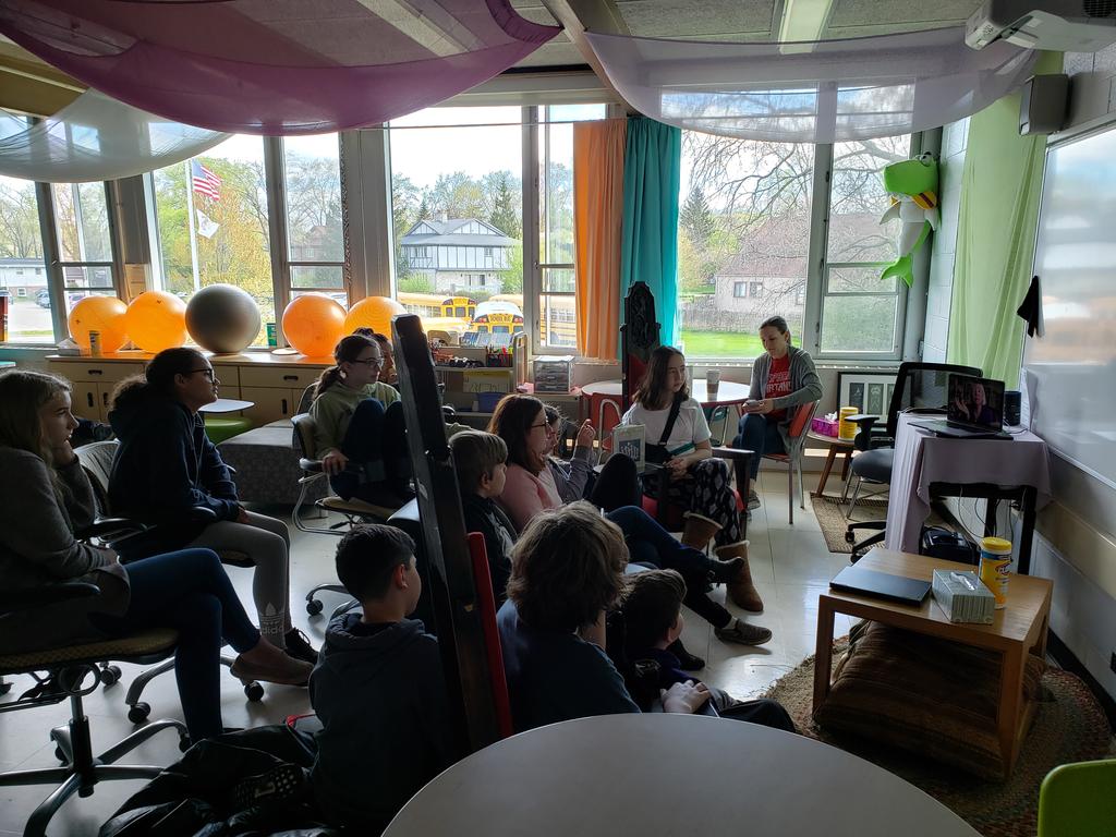 Spending time with the amazing @margrietruurs this morning thanks to <a href="/Andrea_Trudeau/">Andrea Trudeau, Ph.D.</a> ... such A WONDERFUL experience ... Thank you! #engage109 #engagesms #empathy