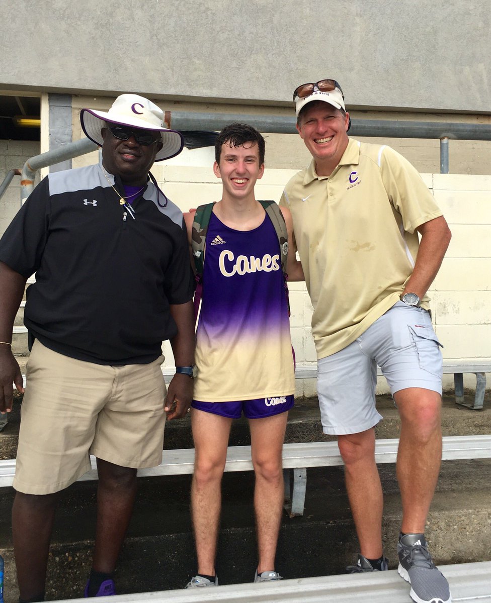 CoachTCanesTF's tweet photo. Great Sr. season for Parker Breedlove @ParkerBreedlov1 ! Advancing to the State 4A Finals In 3200M Run!  Region qualifier ✅ Sectional Qualifier ✅ State Finalist ✅.  College runner headed to @ReinhardtXC_TF ✅. Proud of this one Canes Nation! #canesgofast! https://t.co/uEnWlek2QY