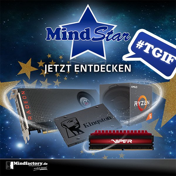 Mindfactory_de's tweet photo. Ihr seid heiß auf die neuesten Deals? Dann schaut in unserem #MindStar vorbei. Hier warten für kurze Zeit ausgewählte Deals auf Euch. Also nicht lange warten, sondern schnell sein, denn es gilt solange der Vorrat reicht. ► https://t.co/m5McCaQikh https://t.co/lhNHhuRbj4