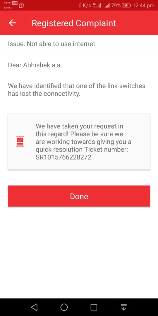 Nishant14366's tweet image. Dear Team ,
Its been 24 hour
Till now one contacted me for issues ...
#balamalladi #act_fibernet #TRAI #telacom #Facebook