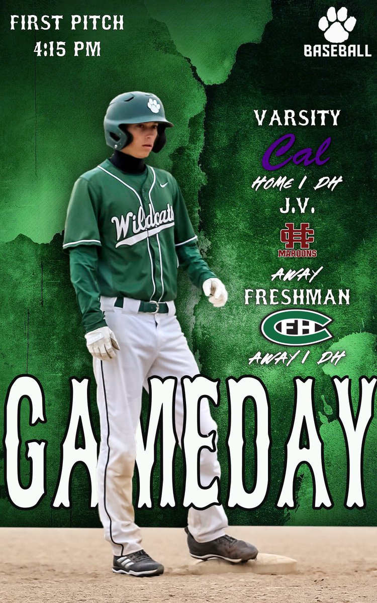 JenisonWildcats's tweet photo. It’s #GameDay for @BaseballJenison! 🐾⚾️ https://t.co/3jZGcciwoY