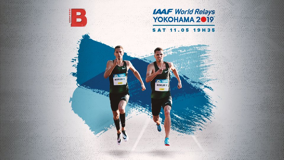 Dylan &amp; Jo will be representing the Belgian Tornados at the World Relays in Yokohama this weekend. They will be joined by Julien Watrin, Jonathan Sacoor and Robin Vanderbemden 🇧🇪🌪