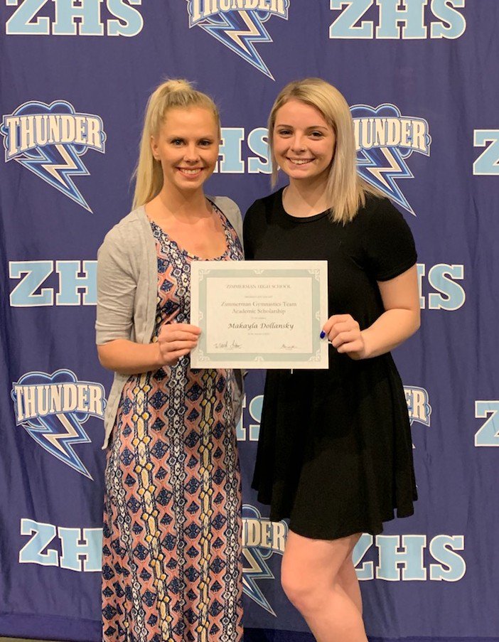 ERGT_Alumni's tweet photo. Congrats to our 2019 Scholarship Winner, Makayla Dollansky! We are proud of you and honored you were a part of our ERGT family. @Elk_River_Elks @ZHSActivities https://t.co/RFIQH7zRsV