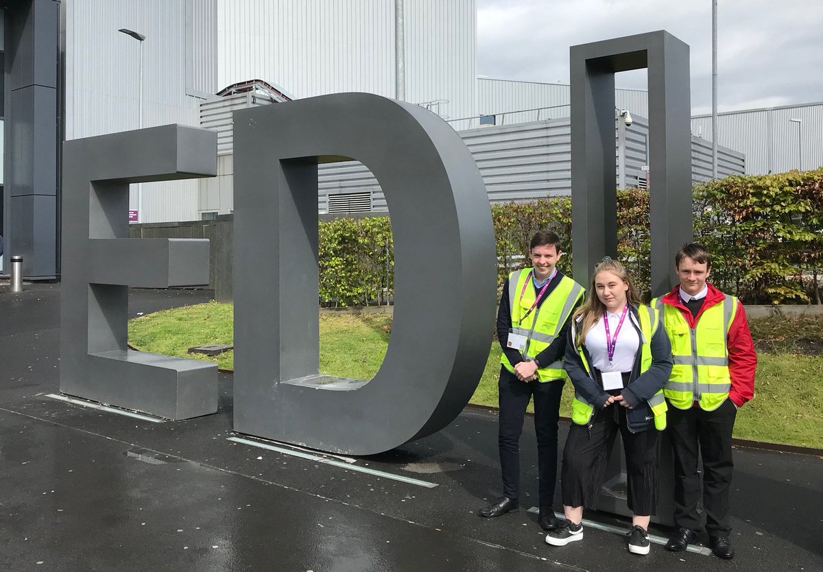 We had Finlay from @EarlstonHighSch and Asia and Arrice from @WHEC_Edin in on work experience this week, learning about all the different parts of the airport operation. A pleasure to have them on board!