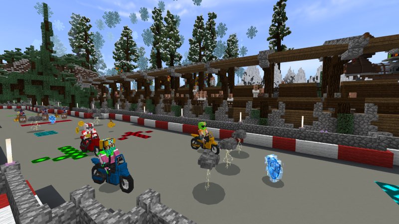 Minecraft Racetrack Build Minecraft on Twitter: