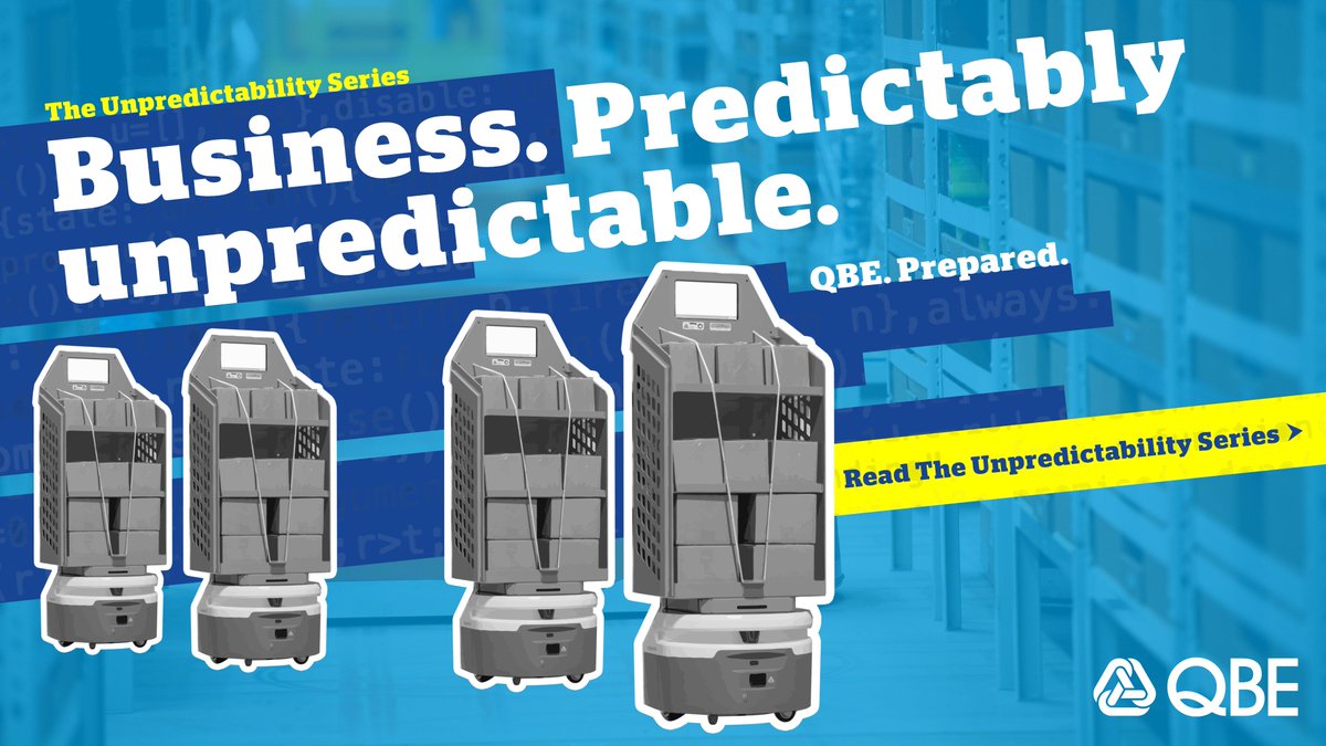 QBEeo's tweet photo. Humans will put down tools in a fire, can the same be said of #robots? As well as efficiencies, #automation is bringing a new type of #property #risk to businesses, are you prepared? https://t.co/EHyKiC51Hh #UnpredictabilitySeries #QBEPrepared https://t.co/nAIJq1KGyD