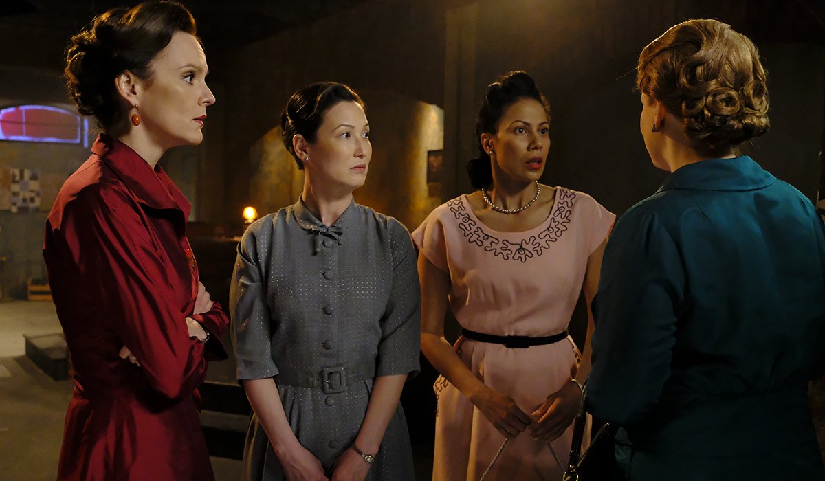 TONIGHT on The #BletchleyCircle: San Francisco, all four women find themselves embroiled in a dangerous international firestorm. Tune in 9pm on <a href="/ITV/">ITV</a>
