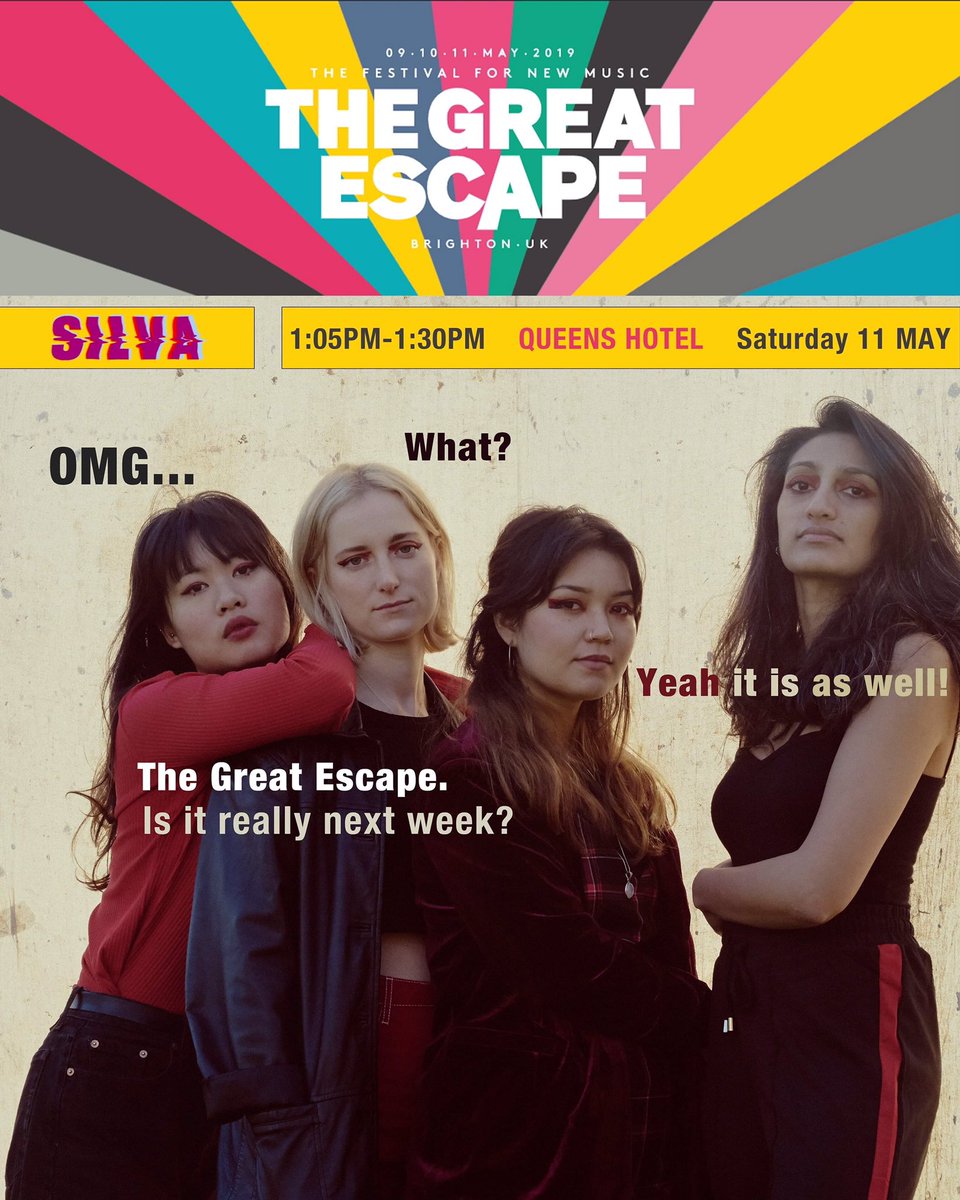 We out here and playing tomorrow!!!! #tge19 #wearesilva #band