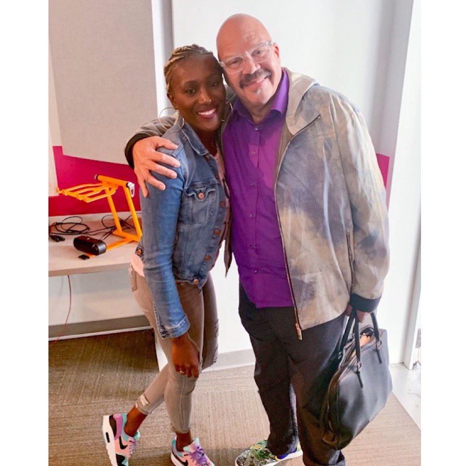 TheVJExperience's tweet photo. Look who stopped by after his show! The HAAARDEST working man in radio #TomJoyner 🙌🏾♥️ Can’t wait to party at the #OneMoreTimeExperience tonight at the #MGMNationalHarbor 🔥! Catch me on stage 🎶 #VJInTheMidday #VicJagger https://t.co/DcKmqZIqyd