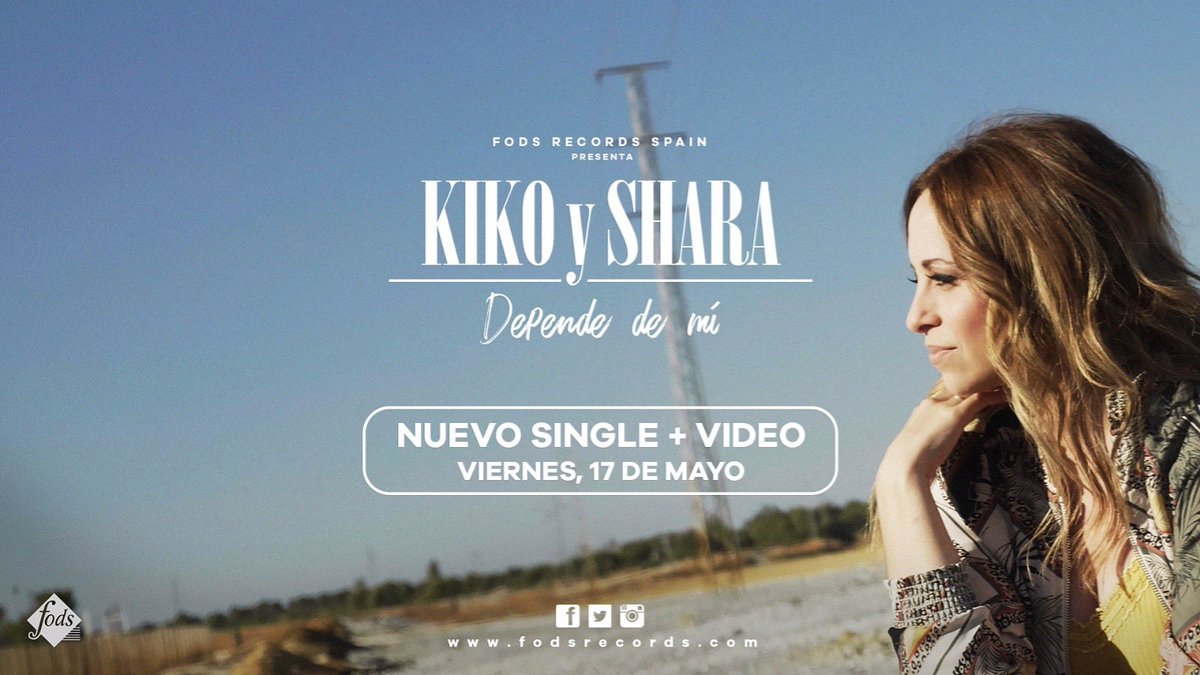 KikoyShara's tweet photo. Una semana para que salga a la luz... Depende de Mi 🧡🎙 la ilusión es inmensa!! Single + videoclip Viernes 17 de Mayo #kikoyshara https://t.co/3LYAN8nN0O