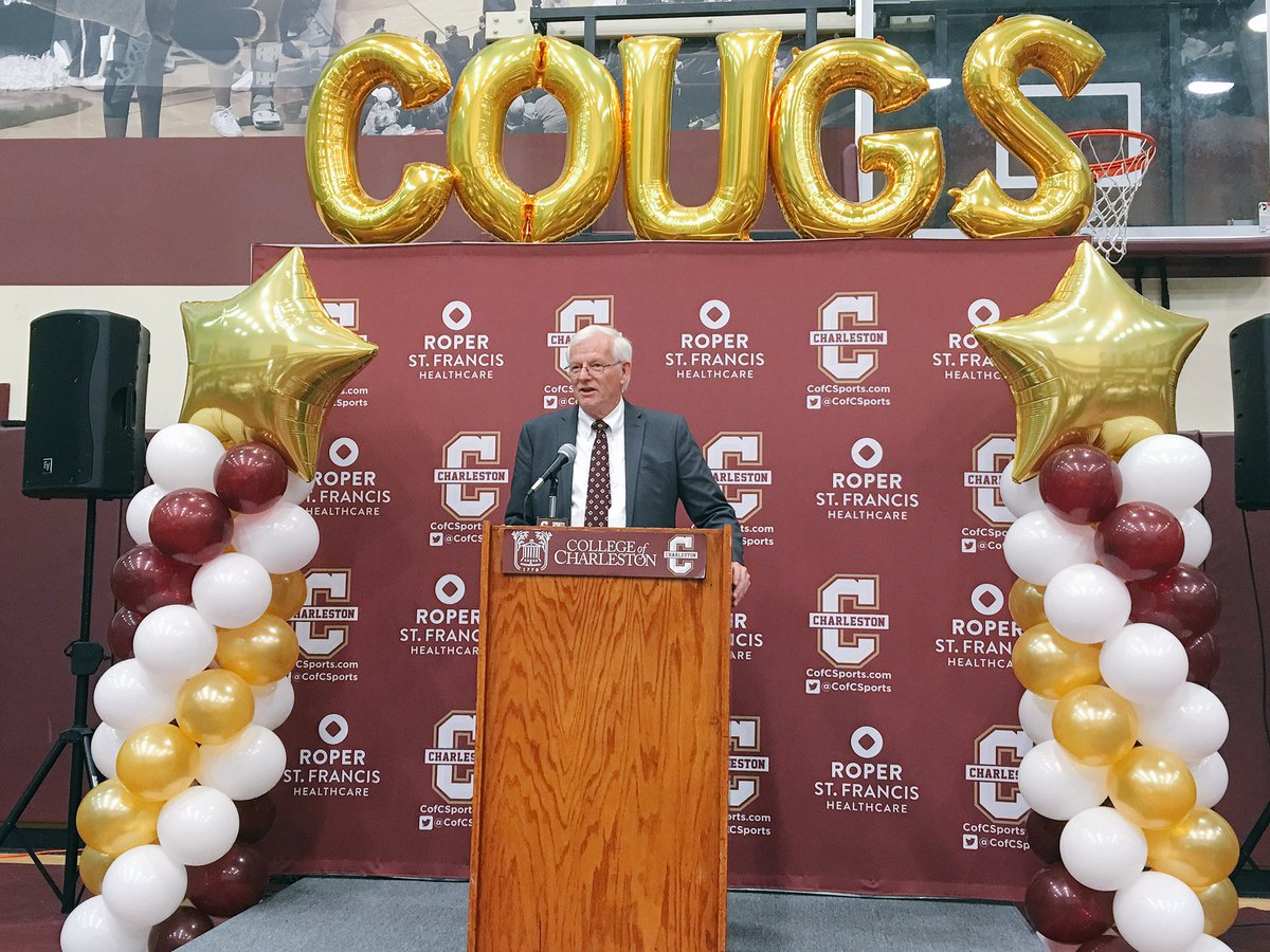 At the 2019 <a href="/CofC/">College of Charleston</a> Student-Athlete Graduation Brunch. Congratulations to all of our student-athletes on graduating this year. Thank you for your hard work in the classroom, in competition and out in the community. You have made us proud! #CofC #PresOz