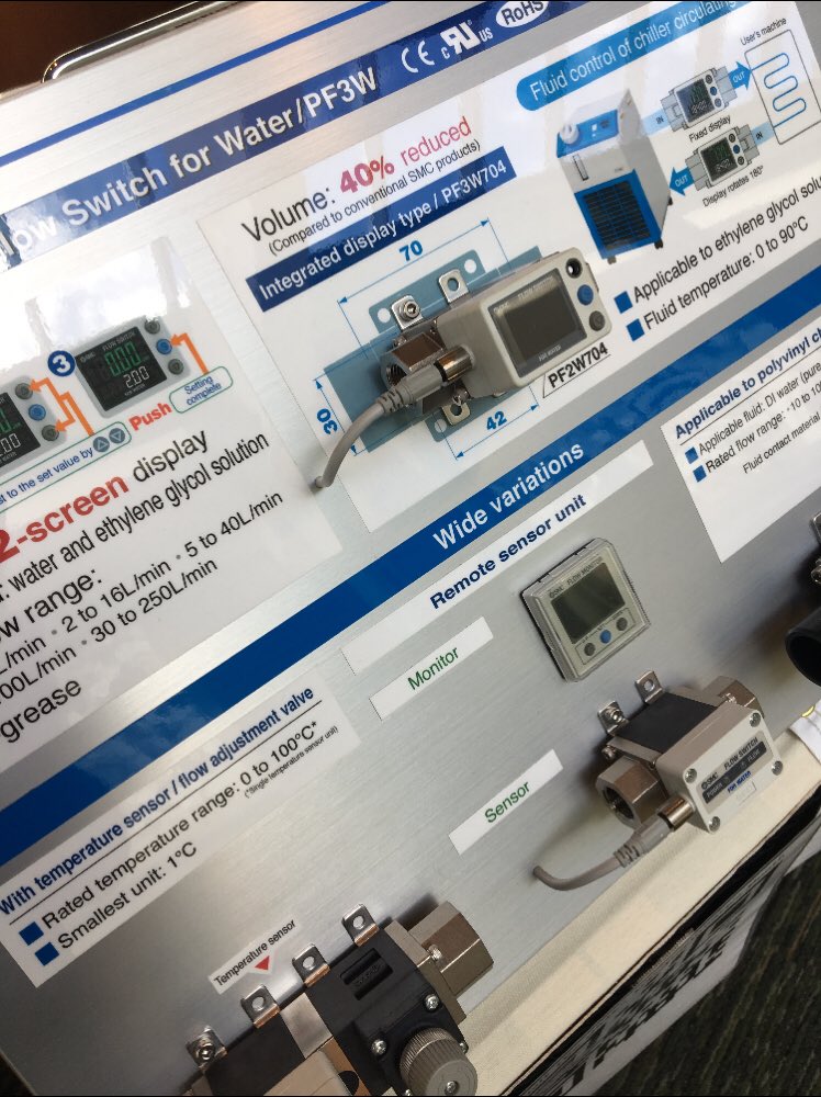 ToddOstendorf_A's tweet image. Digital flow switch for water or air. #Pro4M ⁦@WernerElecWI⁩ ⁦@SMCCorporation⁩