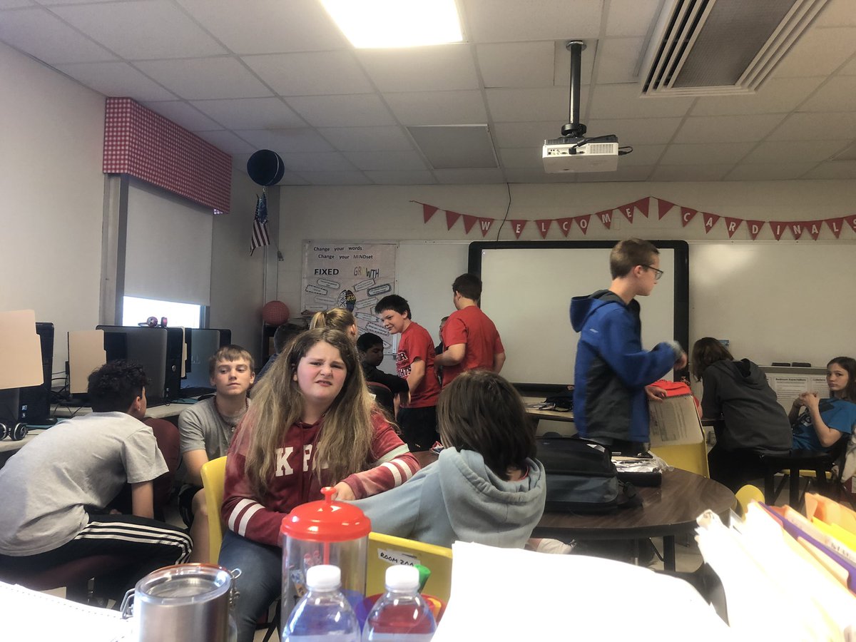 Milesinmiddle's tweet photo. Appreciating my teacher friends helping me out by taking Ss while I was MAP testing. I returned the favor today! #cmscardinalpride #whateverittakes #summersalmosthere @CMSCardinals https://t.co/jIDtYxRSwo