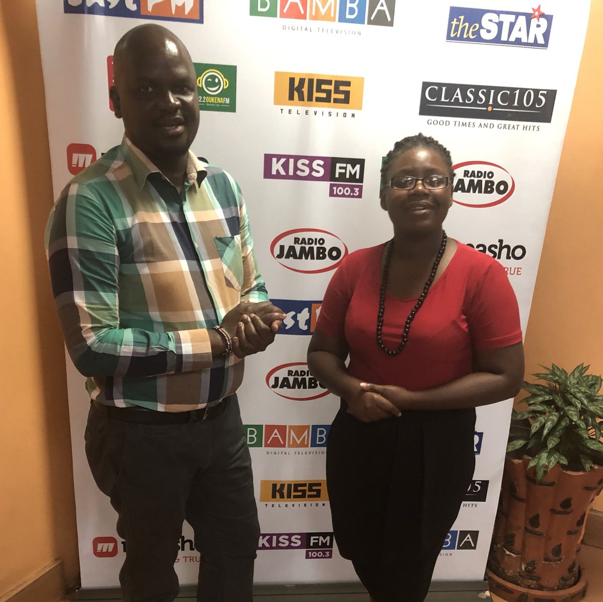 Ms_Aurra's tweet photo. Spent the afternoon repping AB Communications with the Group Head of Content @PaulIlado at the 3rd biggest media house in Kenya @RadioAfricaKE! S/O to @IsaiahLangat for giving me an amazing tour. Watch this space fam. #ABComms #ABDigital #BusinessOfTruthAfrica #AfriDigitalZW https://t.co/emZDh3DGQX
