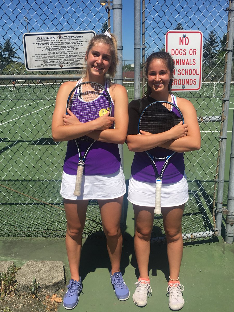 Highlinepirates's tweet photo. Congrats to 🎾Stella and Chloe🎾who qualified for the District tournament today! They’ll be playing in the championship match later today. #gopirates https://t.co/HTDxiULAOj
