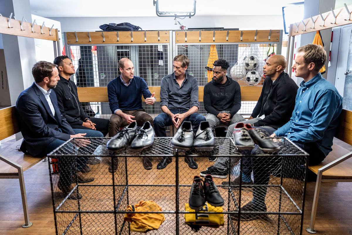 “There needs to be a turning point where we can pass the message onto men everywhere that it's okay to talk about mental health. We have to normalise the whole conversation.” — The Duke of Cambridge #ARoyalTeamTalk