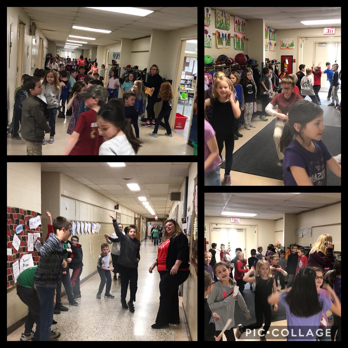GNPS1F's tweet photo. Grooving & moving to the beat in the halls🎷🎸🥁at GNPS. #fitweek2019 @JEAPwellness @GNPSNews https://t.co/dN8badc894