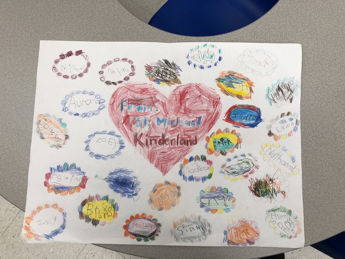 MsPotvin's tweet photo. The Kinders made a thank you card for @ms_cathi because she is always so kind and does so much for St. Michael. Thank you, Ms. Cathi, youβre the best! π @MmeLeman_ocsb @StMichaelOCSB #CathEdweek #ocsbCathEdWeek https://t.co/lwpRIq1zd4