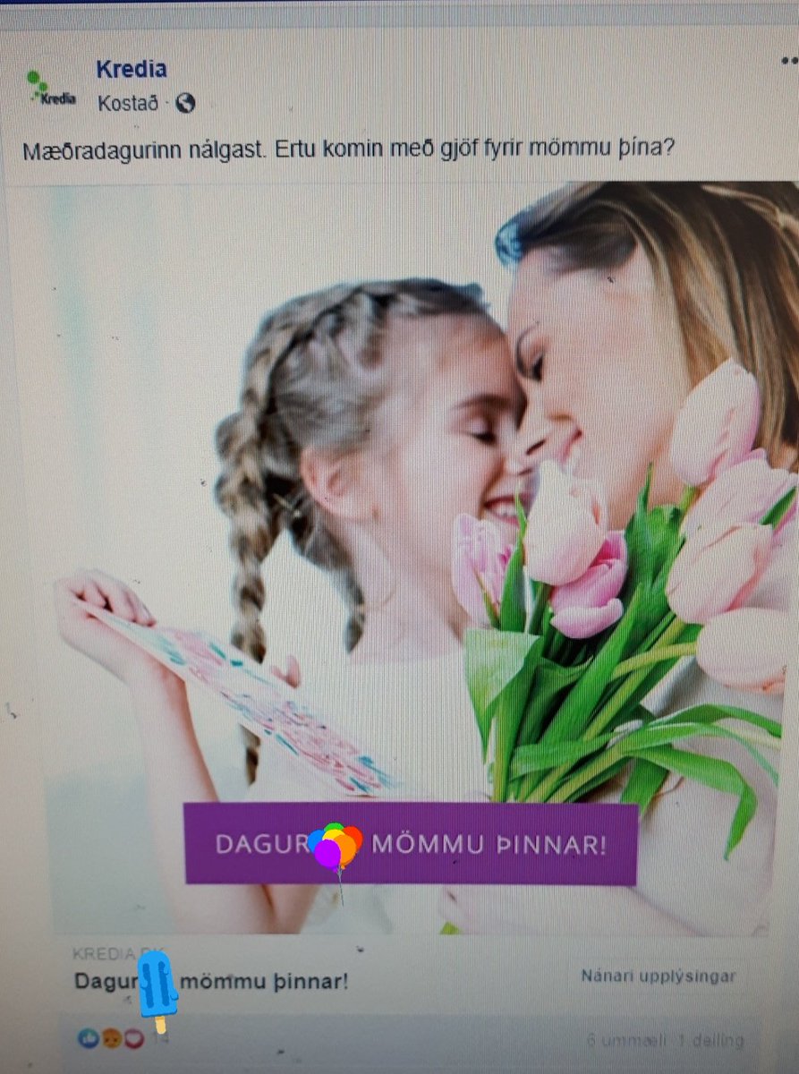 guggap3's tweet photo. Er ekki mæðradagurinn tilvalið tækifæri til að taka smálán?! Mamma þín vill pottþétt að þú skellir þér í skuld til að hún geti fengið gjöf á mæðradaginn! Lofa. https://t.co/4gSy7Mn6mq