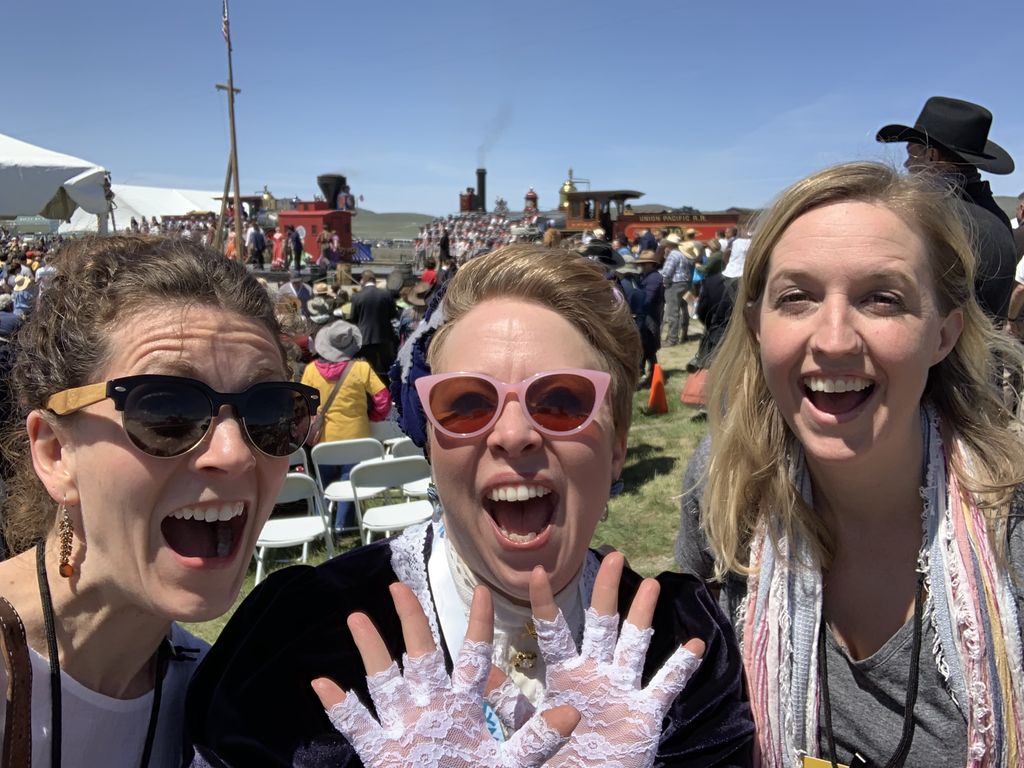 utculture's tweet photo. Golden Spike day!!!! The humanities and arts world was out in force today celebrating this transformative moment in Utah's (and our country's) history and development. We especially appreciated the inclusivity of this year's celebration #spike150 #utcultute #utisrad https://t.co/0rMhFvB5U2