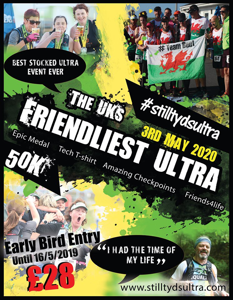 St illtyds Ultra 3rd May 2020 - Early Bird Entries Now OPEN!!! For only £28!!!!
#stilltydsultra #ultrarunning <a href="/goeventswales/">Go Events Wales</a>
