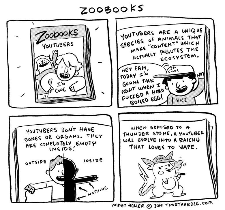 i drew a comic about Zoobooks 